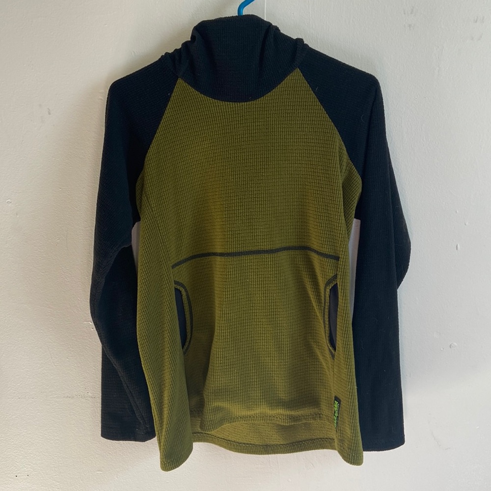 Womens melanzana micro grid hoodie
